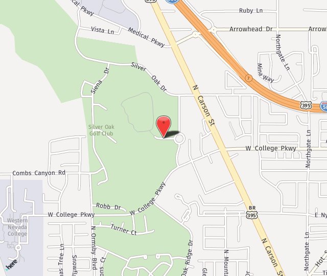 Location Map: 1231 Country Club Drive Carson City, NV 89703